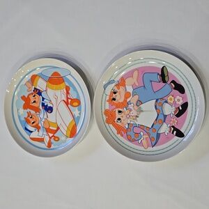 Raggedy Ann Decorative‎ Collector Wall Plates 80s Nostalgia Limited Edition
